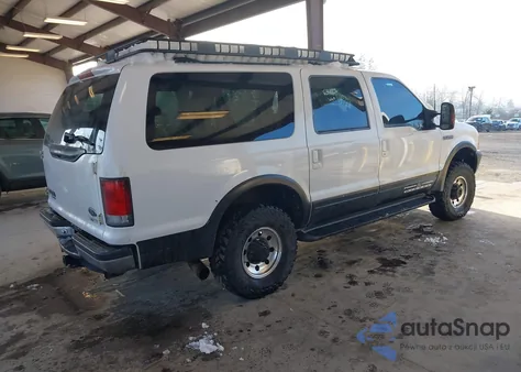 2000 Ford Excursion Limited from USA, damaged, VIN 1FMSU43F8YEA85345